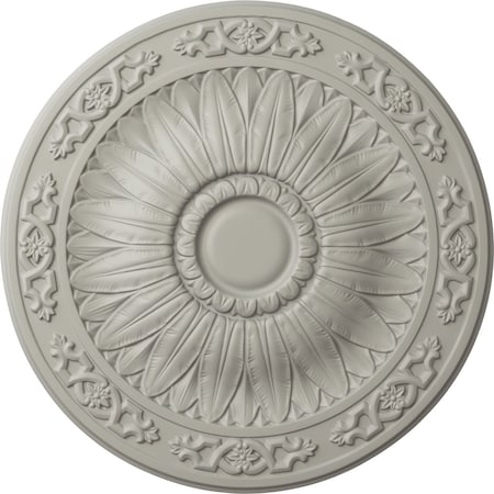 Lunel Ceiling Medallion (Fits Canopies Up To 3 3/4), Hand-Painted Pot Of Cream, 20 1/4OD X 1 1/2P